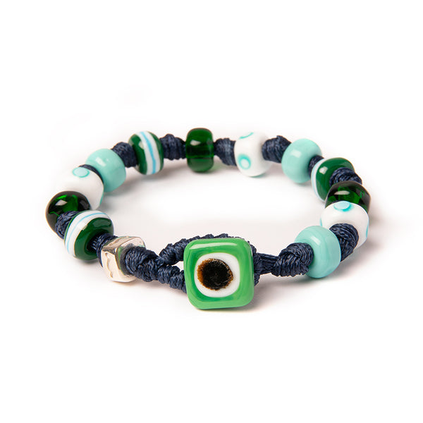 bracciale verde nero alicudi di notte braccialetti aua